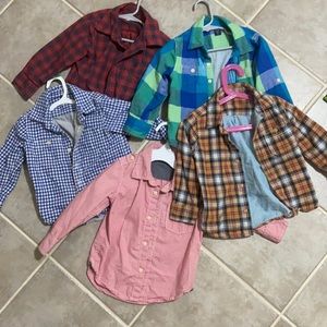 3T button up long sleeve shirts